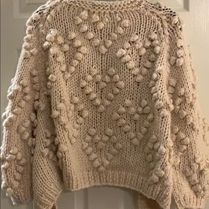 Chicwish heart Pom Pom sweater